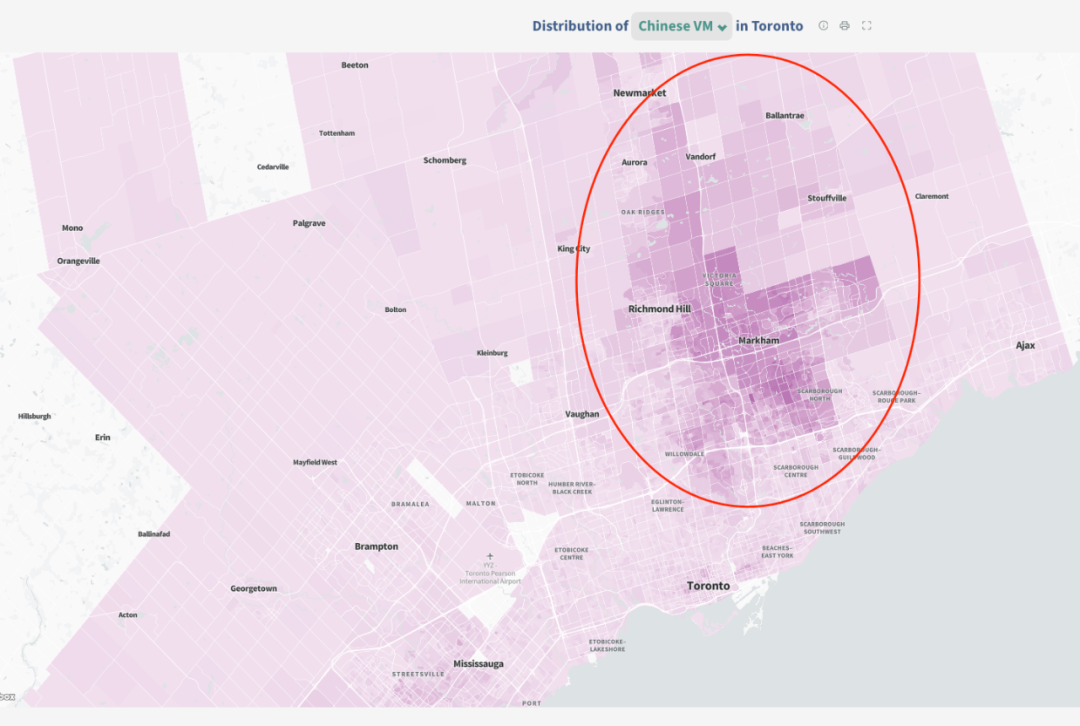 加拿大移民分布图出炉：多伦多到处是印度区，华人新移民买房比例高，学历高